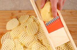 Potato Slicer Cut Potato Grid Artifact Grid Wipe Grid Knife Vegetable Cutter Wave Knife Cut Flower Knife Gadgets Accessories